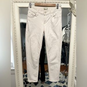 Mother brand white denim